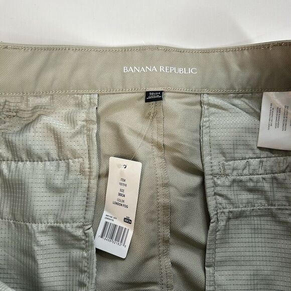 Banana Republic Men’s 5 Pocket Flat Front Pant Slim Straight Fit 38x34 Tan - Picture 3 of 12